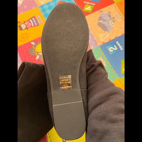 Restock!!! Black Faux Suede Slouchy Knee High Boot - Picture 8 of 8